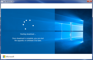 Windows-10 Download Screen